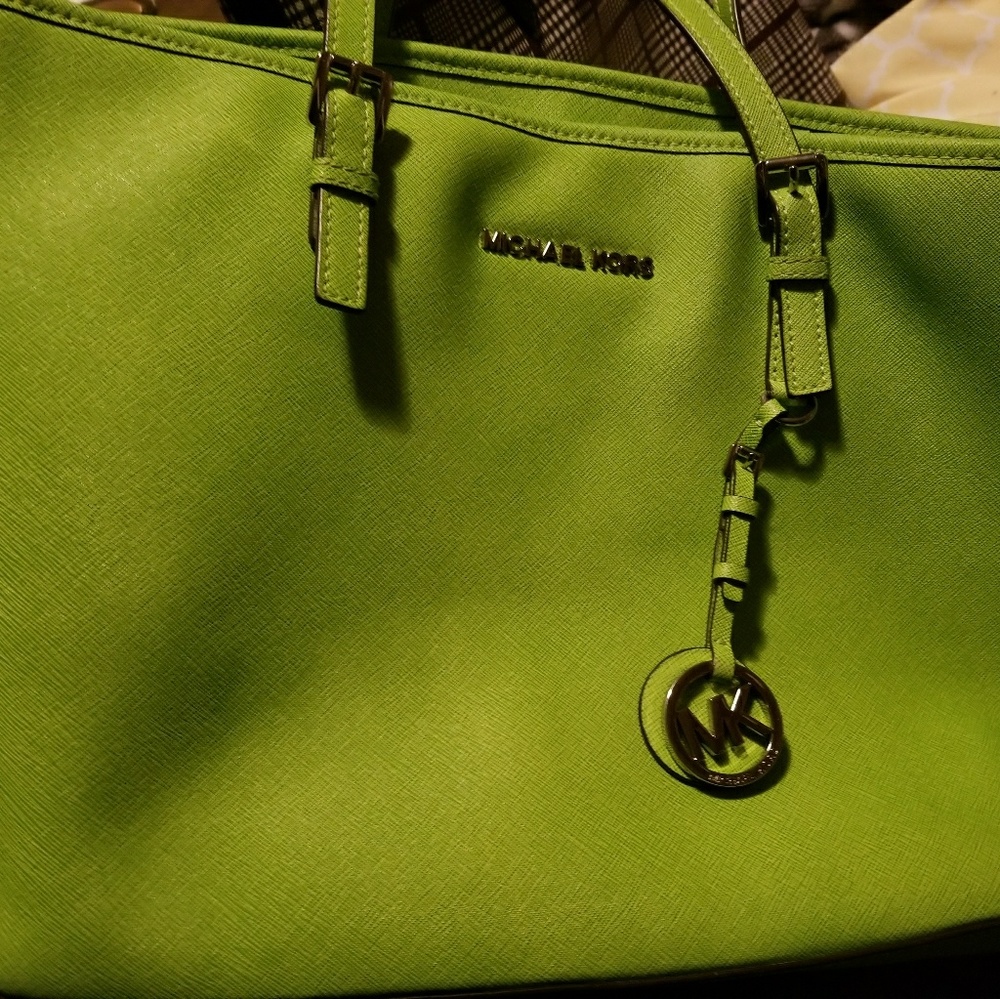 Michael Kors zip top tote